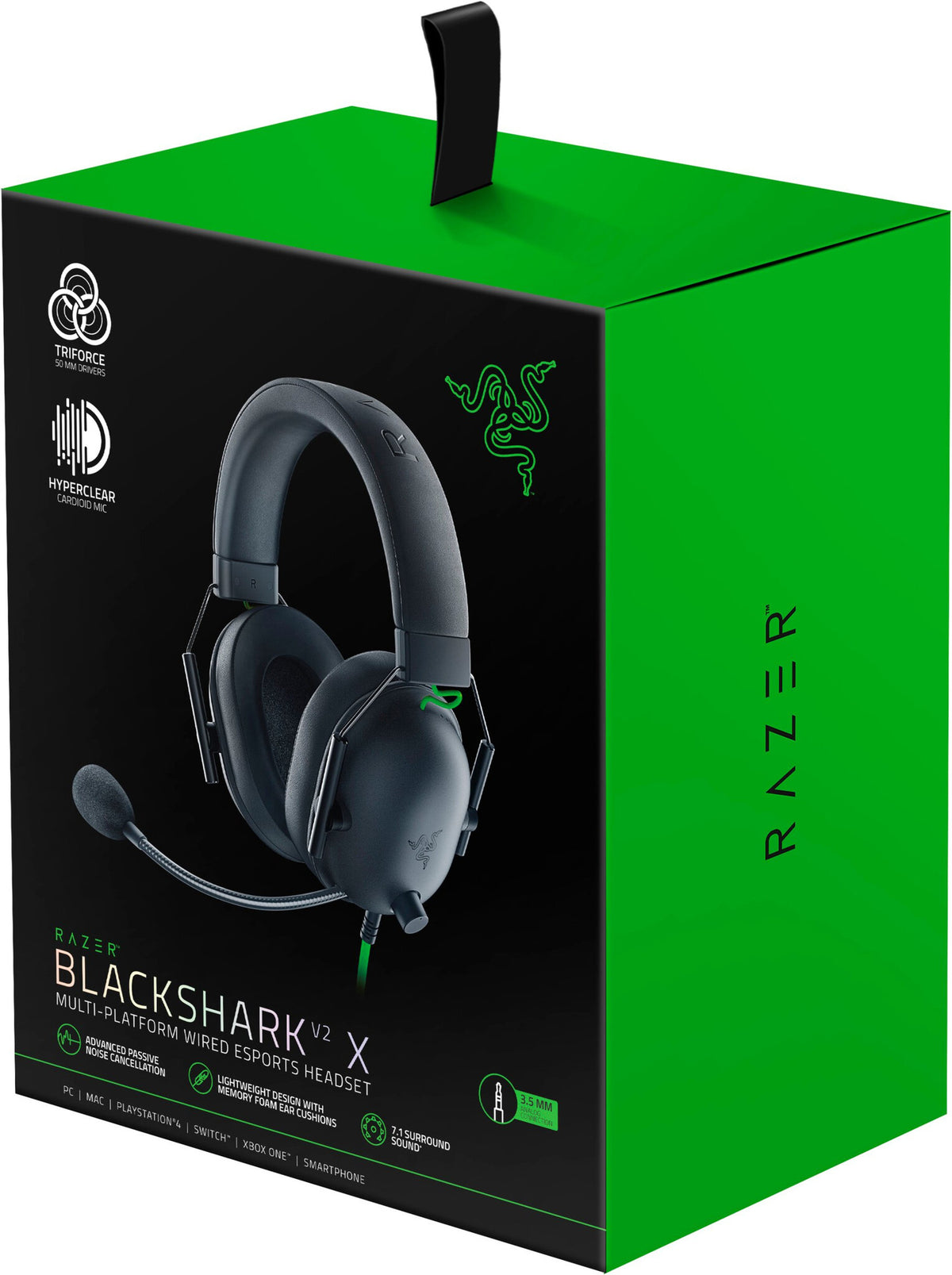 Razer Blackshark V2 X - Wired Gaming Headset