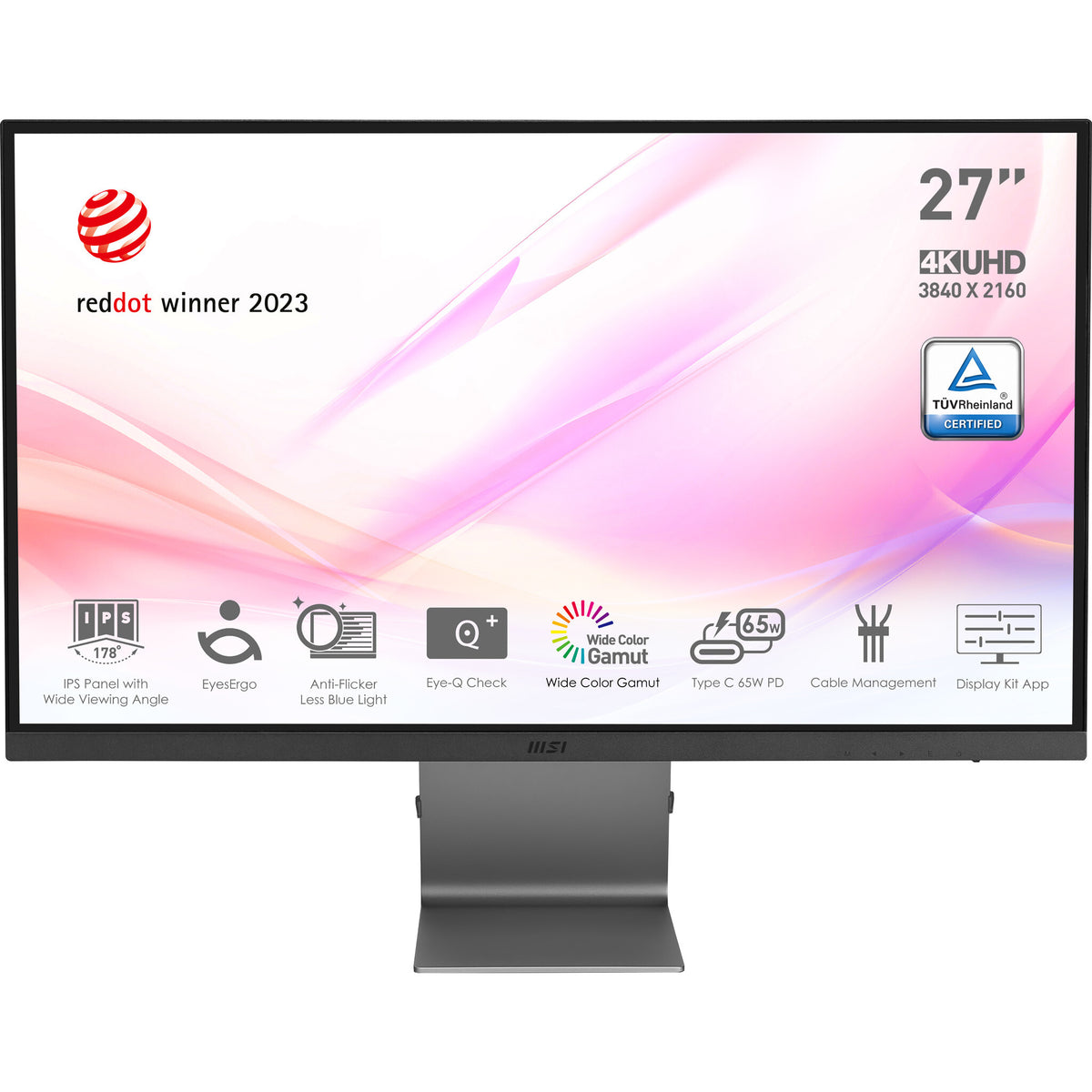 MSI Modern MD271UL - 68.6cm (27&quot;) - 3840 x 2160 pixels 4K UHD Monitor