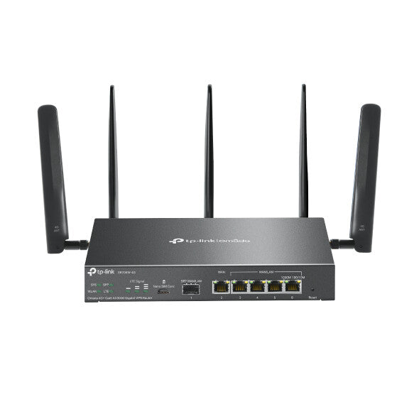 TP-Link Omada - Gigabit Ethernet Dual-band (2.4 GHz / 5 GHz) wireless router in Black