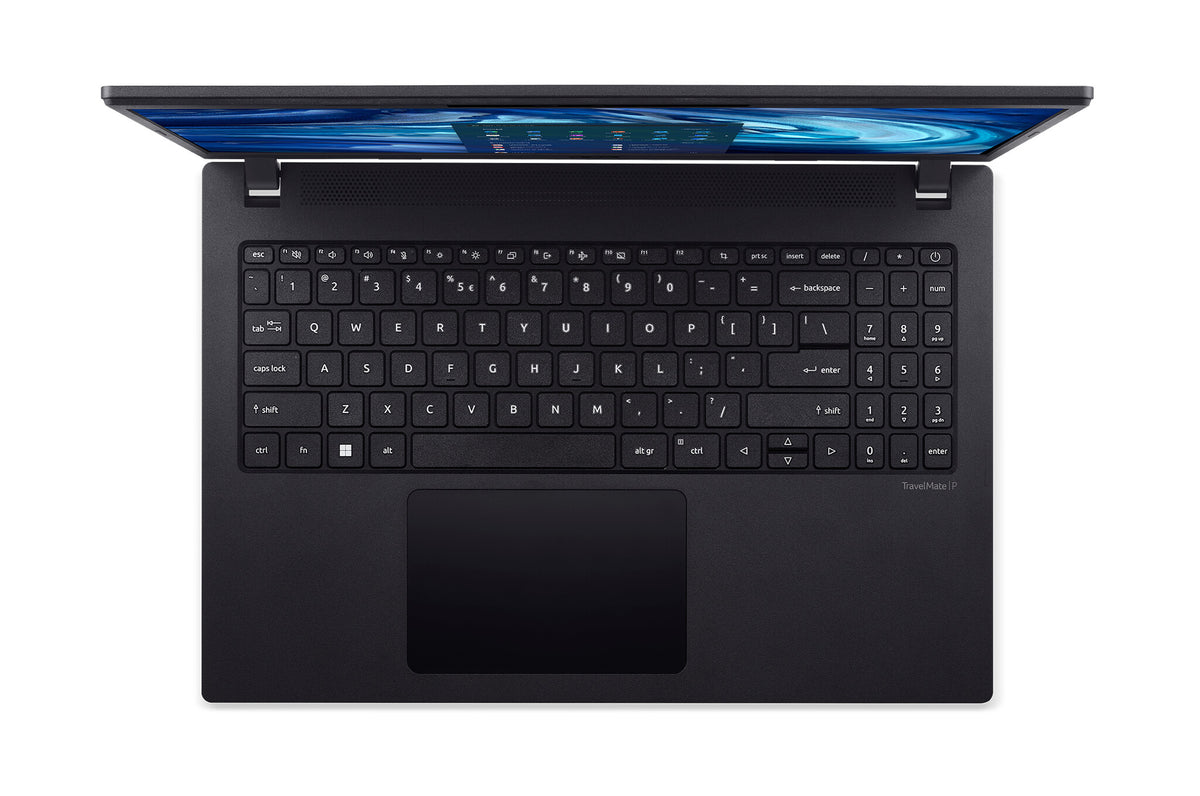 Acer TravelMate P2 Laptop - 39.6 cm (15.6&quot;) - Intel® Core™ i7-1255U - 16 GB DDR4-SDRAM - 512 GB SSD - Wi-Fi 6 - Windows 11 Pro - Black