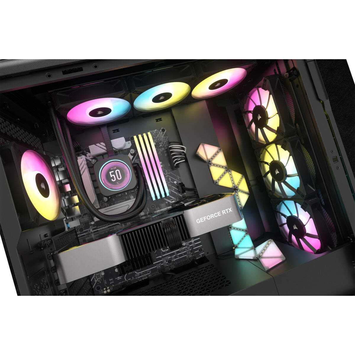 Corsair iCUE H150i ELITE LCD XT Display - All-in-one Liquid Processor Cooler in Black - 360mm