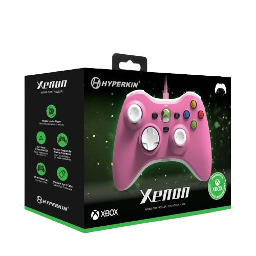 Hyperkin Xenon USB Wired Controller for Xbox Series X|S in Pink