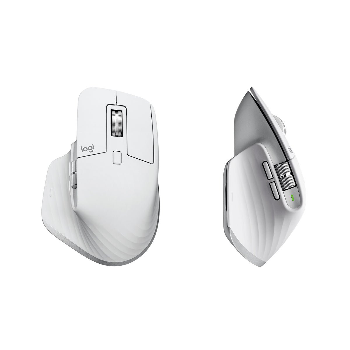 Logitech MX Master 3S - Wireless Bluetooth Mouse in Silver / White for Mac - 8,000 DPI