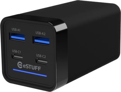 eSTUFF ES635200 mobile device charger Laptop, Smartphone, Tablet, Universal Black AC Indoor