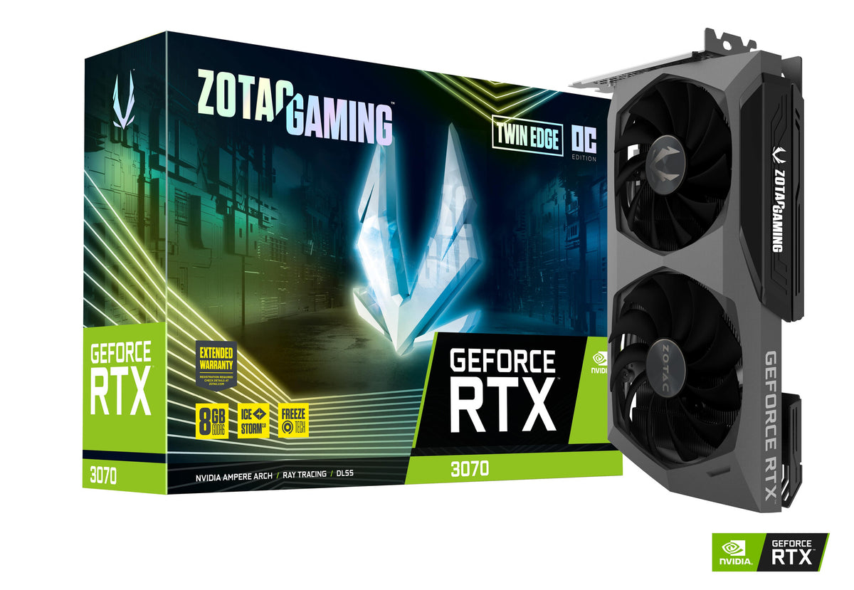 Zotac GAMING Twin Edge OC LHR - NVIDIA 8 GB GDDR6 GeForce RTX 3070 graphics card