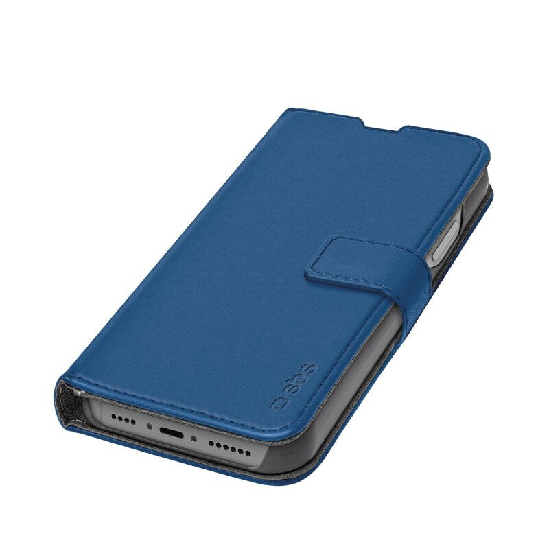 SBS Book Wallet mobile phone case for iPhone 14 Plus in Blue