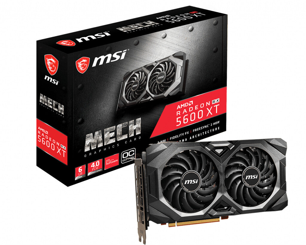 MSI MECH OC - AMD 6 GB GDDR6 Radeon RX 5600 XT graphics card