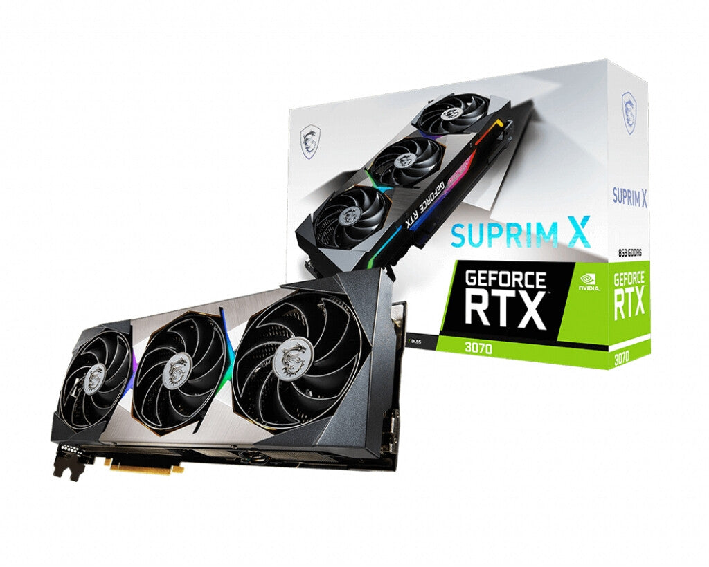 MSI SUPRIM X - NVIDIA 8 GB GDDR6 GeForce RTX 3070 graphics card