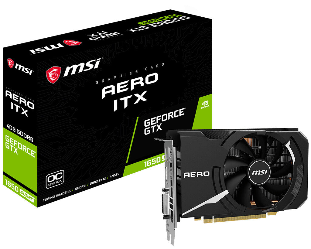 MSI AERO ITX OC - NVIDIA 4 GB GDDR6 GeForce GTX 1650 SUPER graphics card