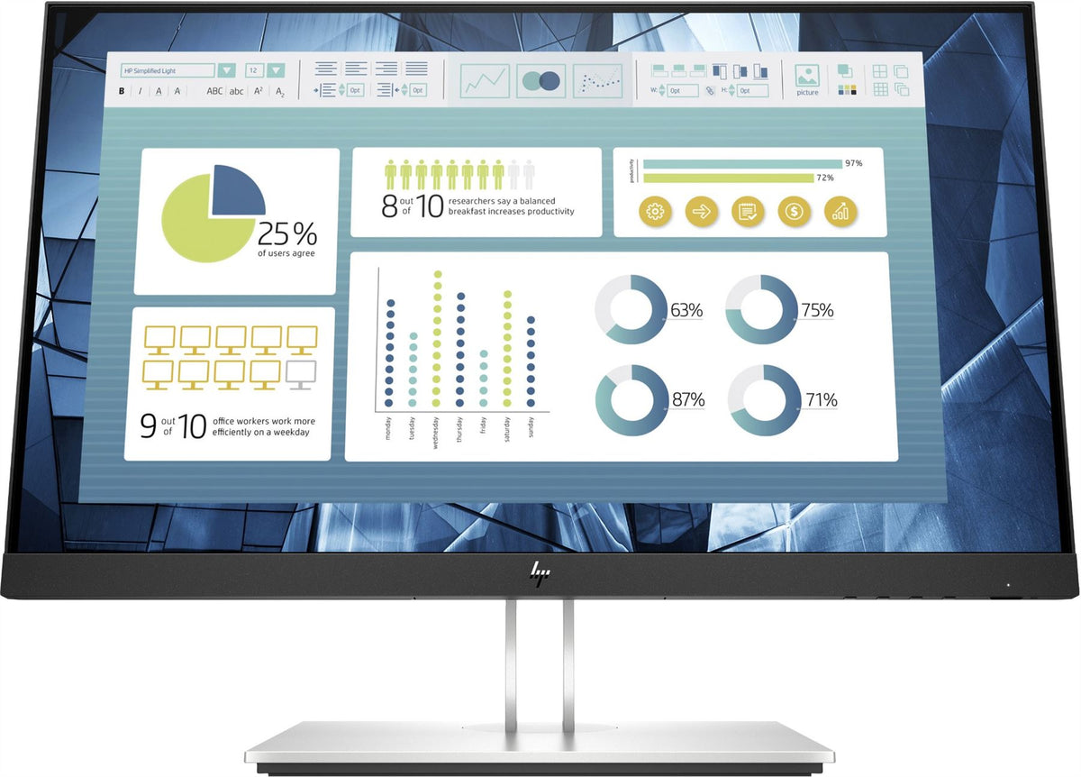 HP E22 G4 computer monitor 54.6 cm (21.5&quot;) 1920 x 1080 pixels Full HD