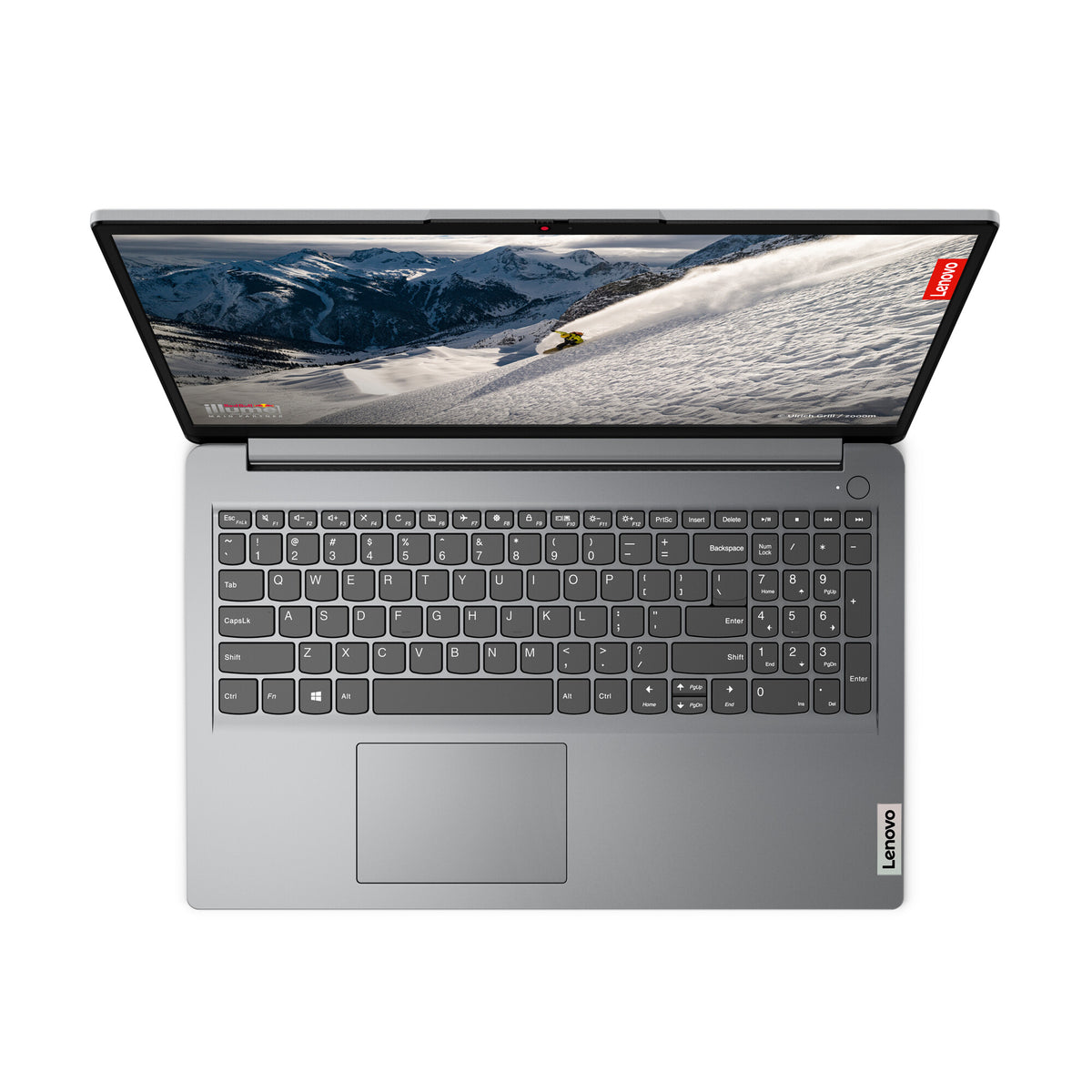 Lenovo IdeaPad 1 Laptop - 39.6 cm (15.6&quot;) - AMD Ryzen™ 3 7320U - 8 GB LPDDR5-SDRAM - 128 GB SSD - Wi-Fi 5 - Windows 11 Home in S mode - Grey