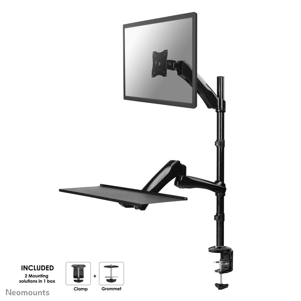 Neomounts FPMA-D500KEYB - Desk monitor / keyboard mount for 25.4 cm (10&quot;) to 68.6 cm (27&quot;)