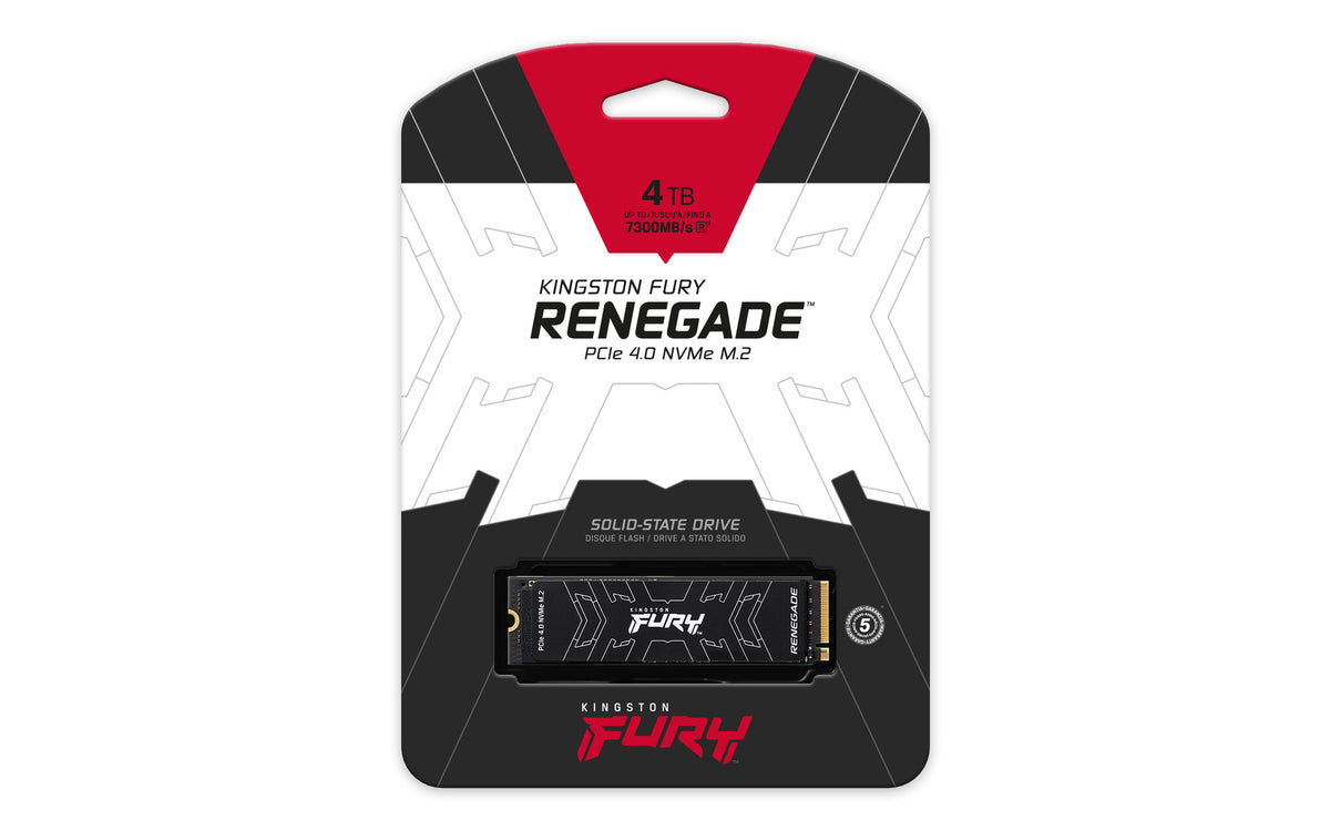 Kingston Technology FURY RENEGADE - 2280 NVMe M.2 SSD - 4 TB