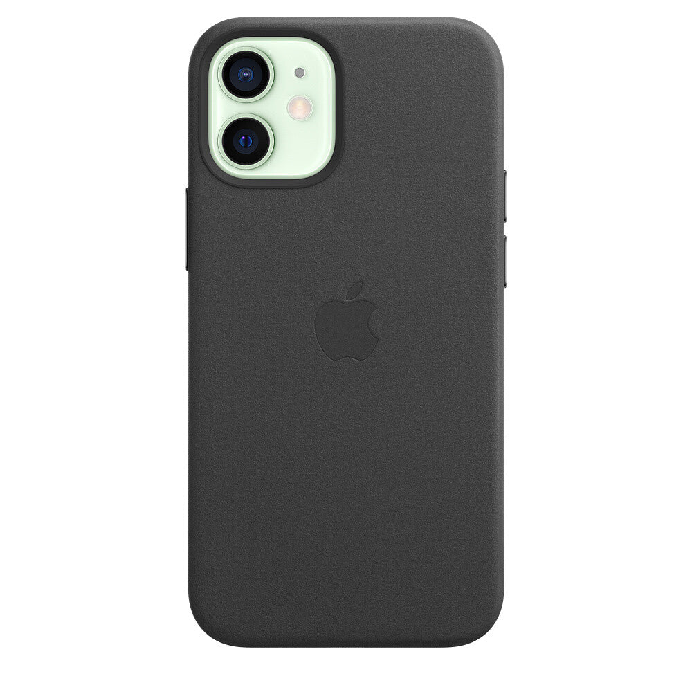 Apple iPhone 12 mini Leather Case with MagSafe in Black