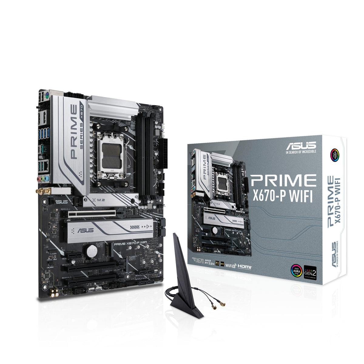 ASUS PRIME X670-P WIFI ATX motherboard - AMD X670 Socket AM5