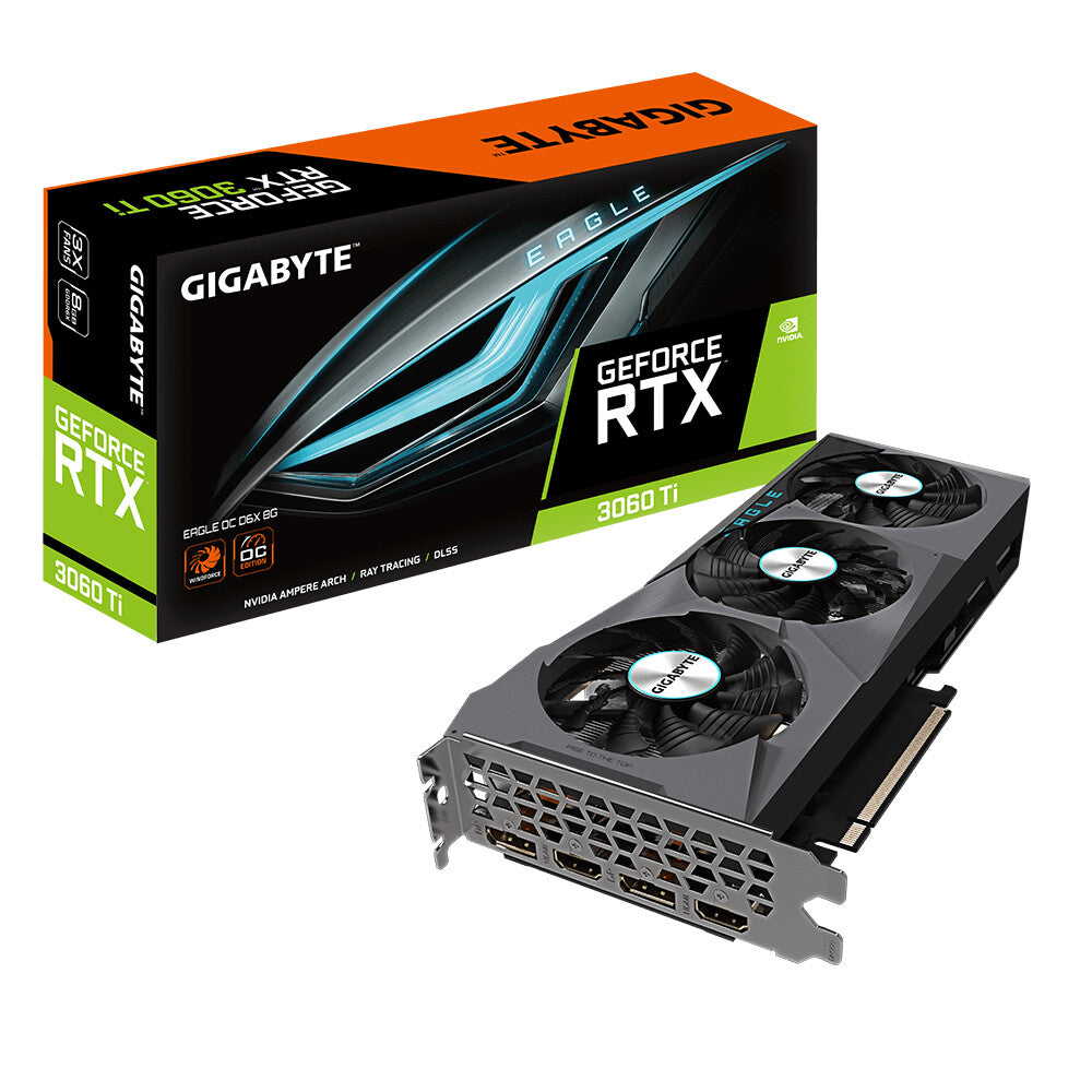 Gigabyte EAGLE OC - NVIDIA 8 GB GDDR6X GeForce RTX 3060 Ti graphics card