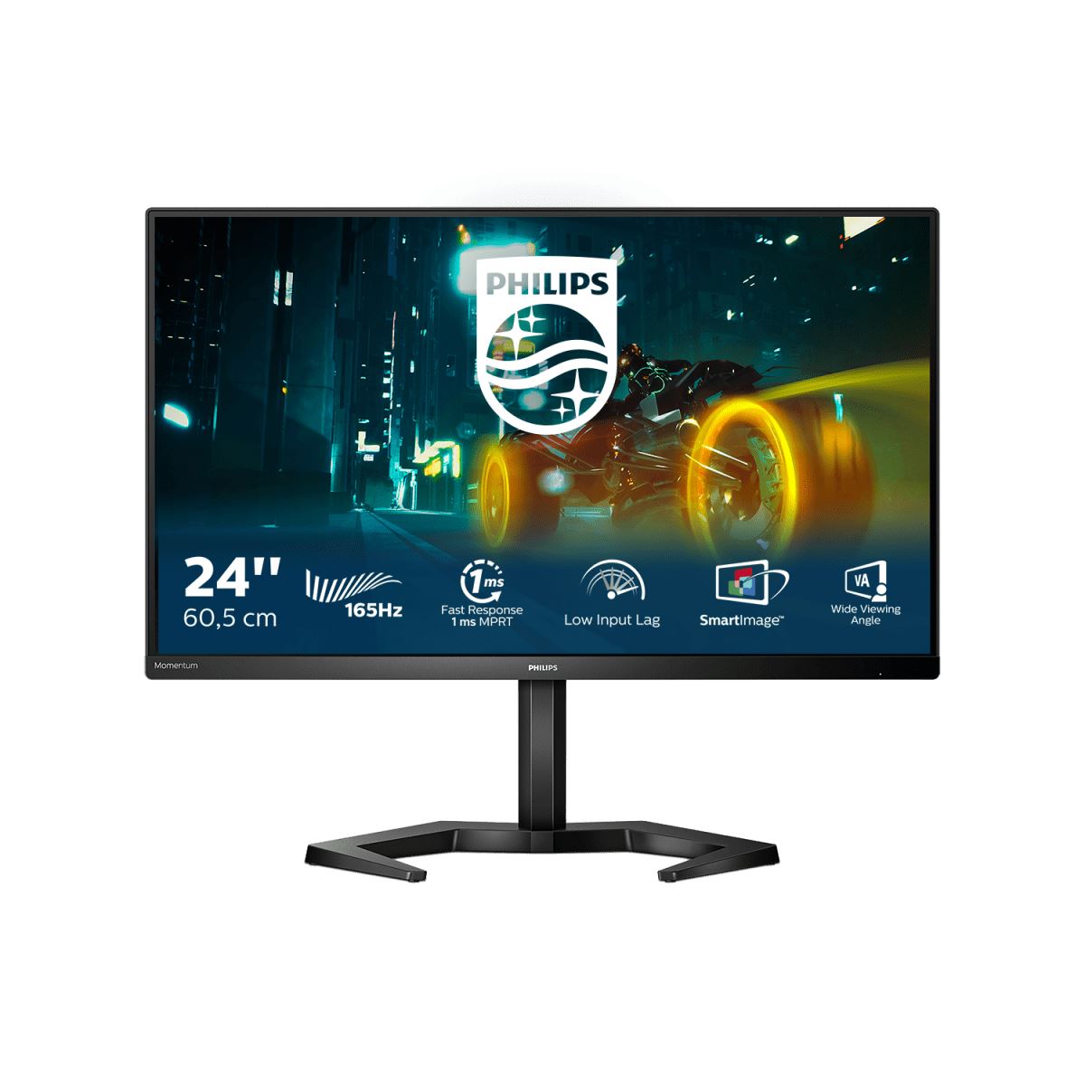 Philips Momentum 24M1N3200VA/00 LED display 60.5 cm (23.8&quot;) 1920 x 1080 pixels Full HD Black Monitor