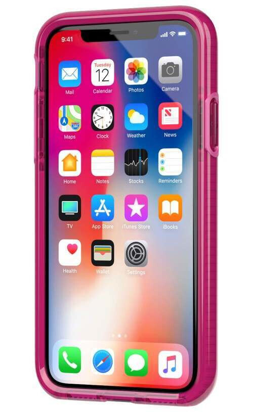 Tech21 Evo Check for iPhone X in Fuchsia