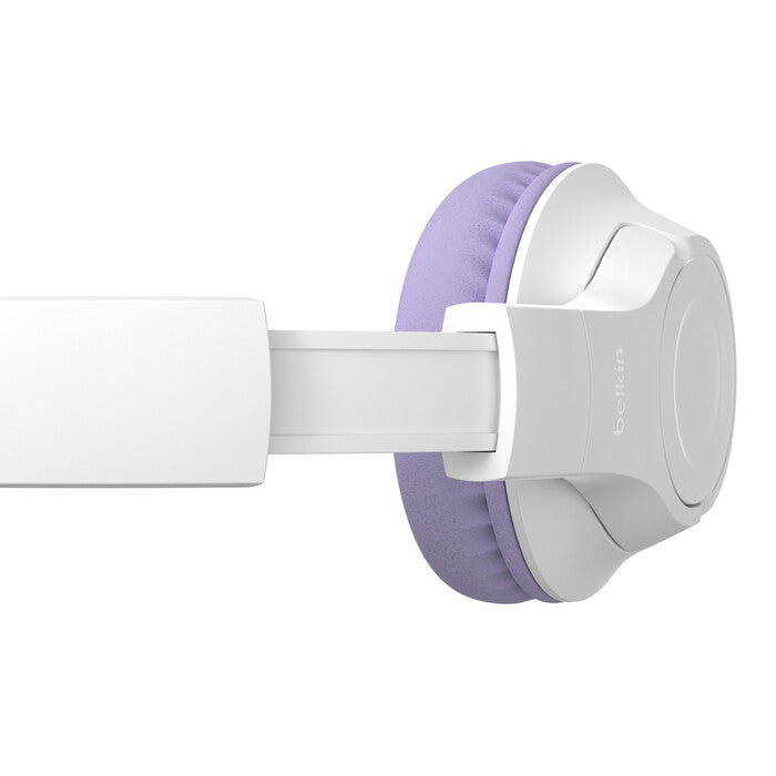 Belkin SoundForm Inspire - Wired &amp; Wireless Bluetooth Headset for Children in Lavender / White