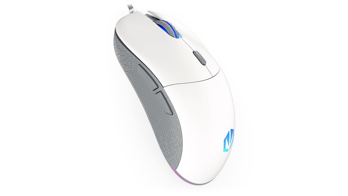 ENDORFY GEM - USB Type-C Wired Optical Mice in White - 8,000 DPI