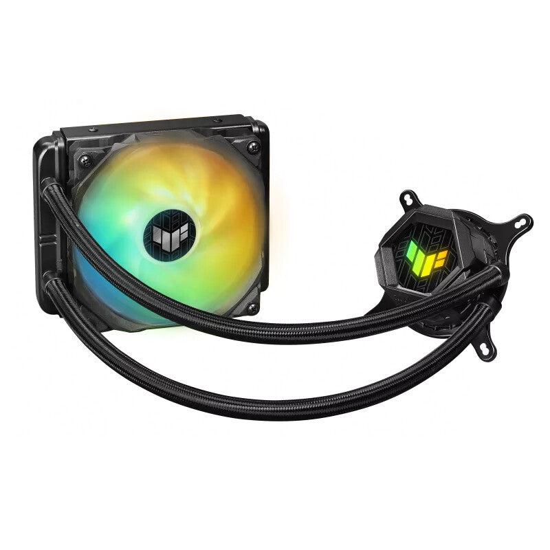 ASUS TUF GAMING LC 120 ARGB - All-in-one Liquid Processor Cooler in Black - 120mm