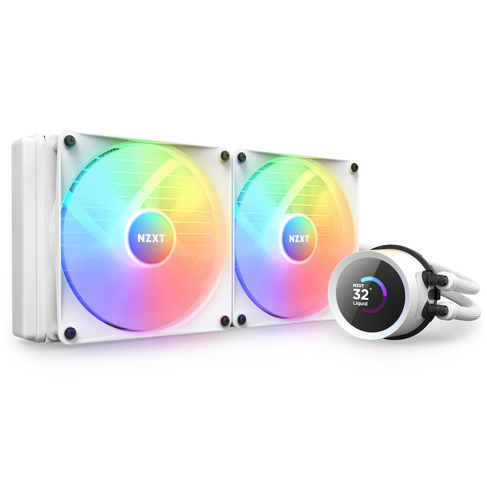 NZXT Kraken 280 RGB - All-in-one Liquid Processor Cooler in White - 280mm