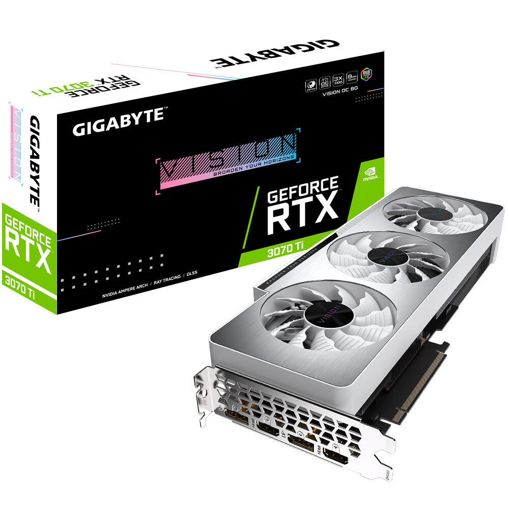 GIGABYTE AORUS XTREME VISION OC - NVIDIA 8 GB GDDR6X GeForce RTX 3070 Ti graphics card