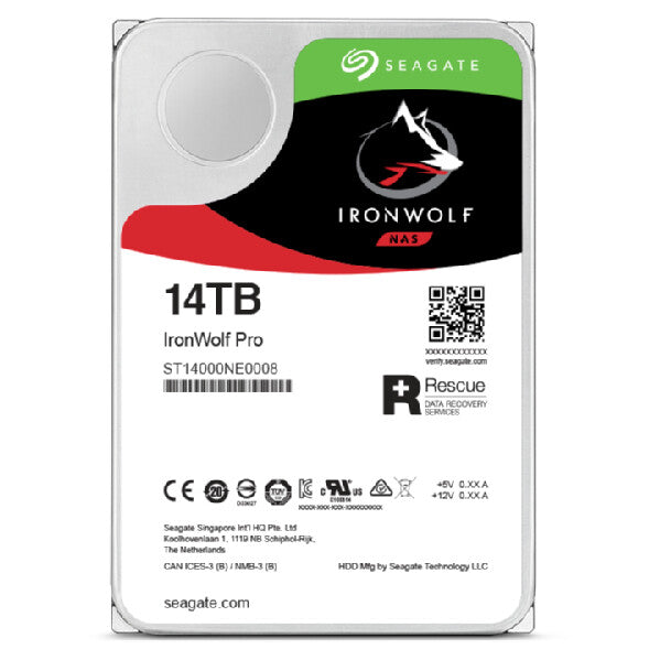 Seagate IronWolf Pro - Serial ATA III 3.5&quot; Internal hard drive - 14 TB