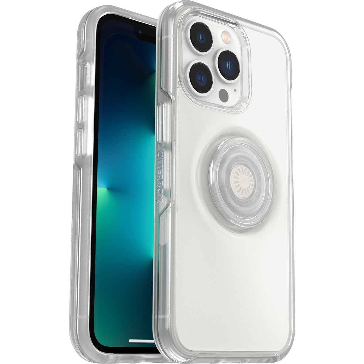 OtterBox Otter+Pop Case for iPhone 13 Pro with PopSockets PopGrip in Clear