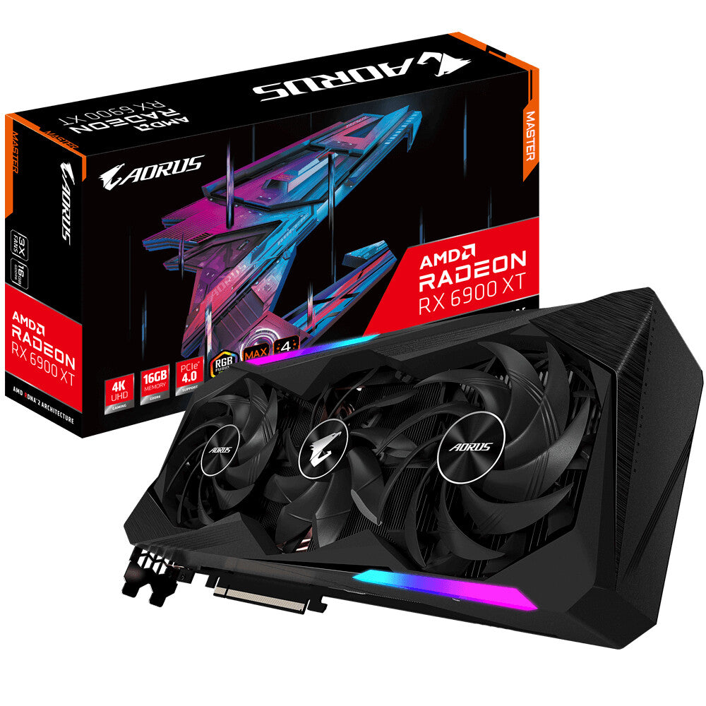 Gigabyte AORUS MASTER - AMD 16 GB GDDR6 Radeon RX 6900 XT graphics card