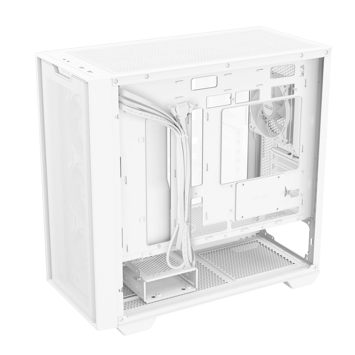 Asus A21 PLUS - MicroATX Mini Tower Case in White