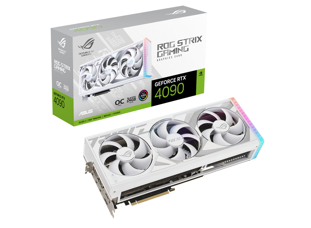 ASUS ROG STRIX GAMING OC &quot;White Edition&quot; - NVIDIA 24 GB GDDR6X GeForce RTX 4090 graphics card