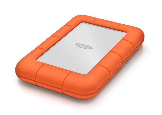 LaCie Rugged - Micro-USB External SSD in Orange / Silver - 250 GB