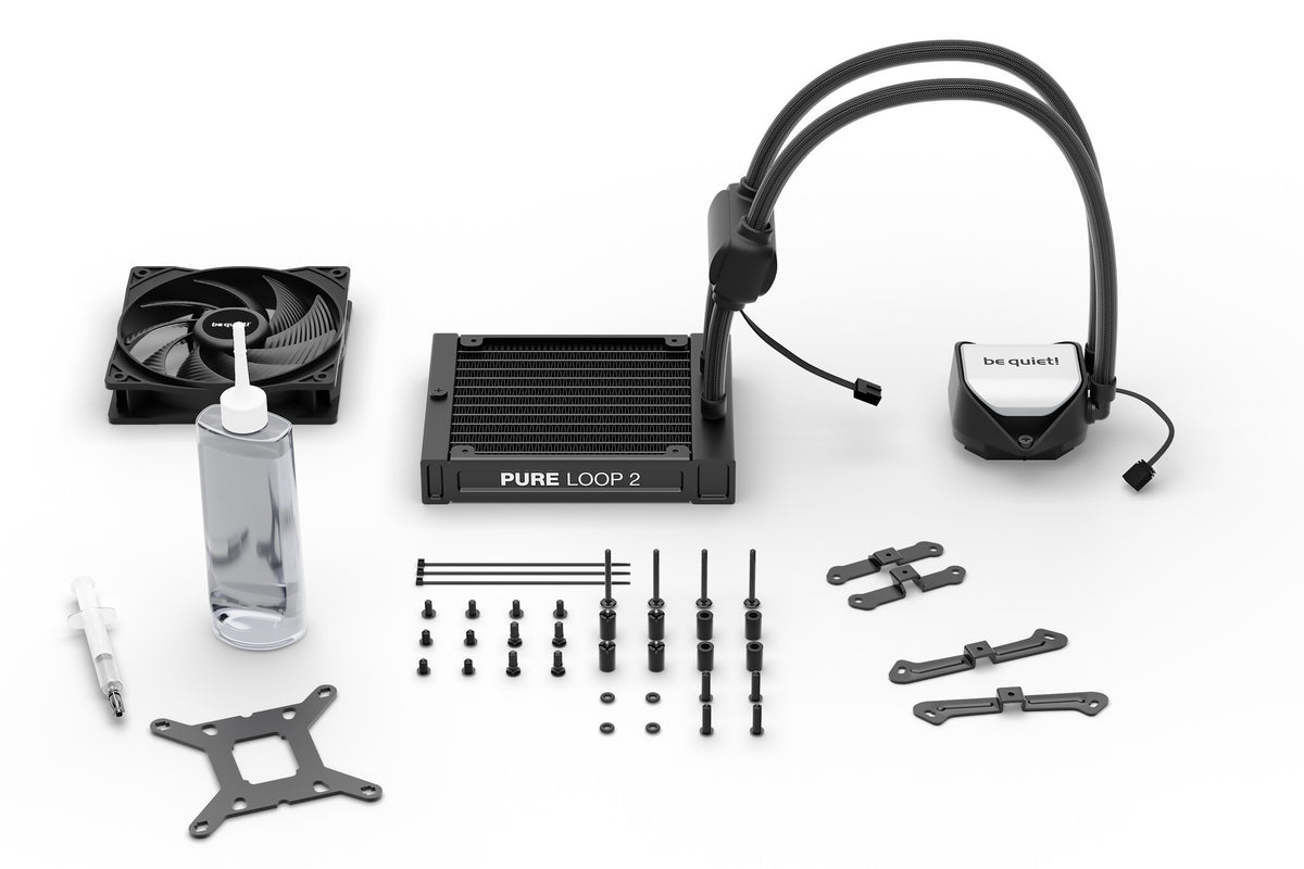 be quiet! Pure Loop 2 - All-in-one Liquid Processor Cooler in Black - 120mm