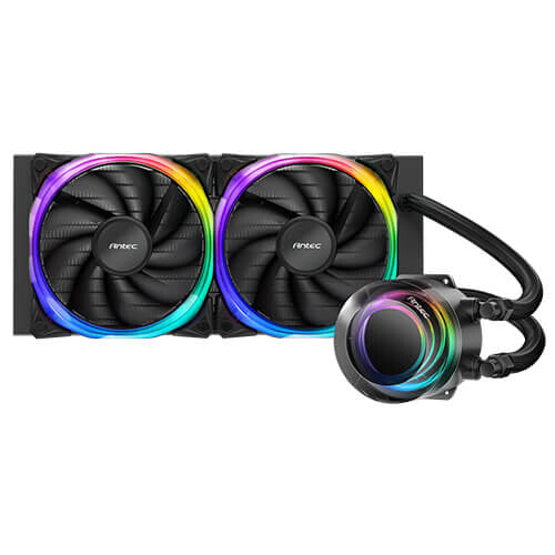 Antec VORTEX 240 ARGB - All-in-one Liquid Processor Cooler in Black - 240mm