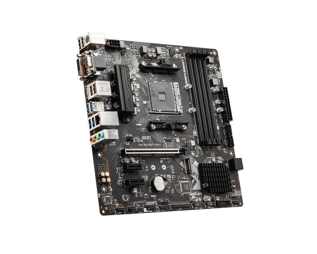 MSI PRO B550M-P GEN3 micro ATX motherboard - AMD B550 Socket AM4