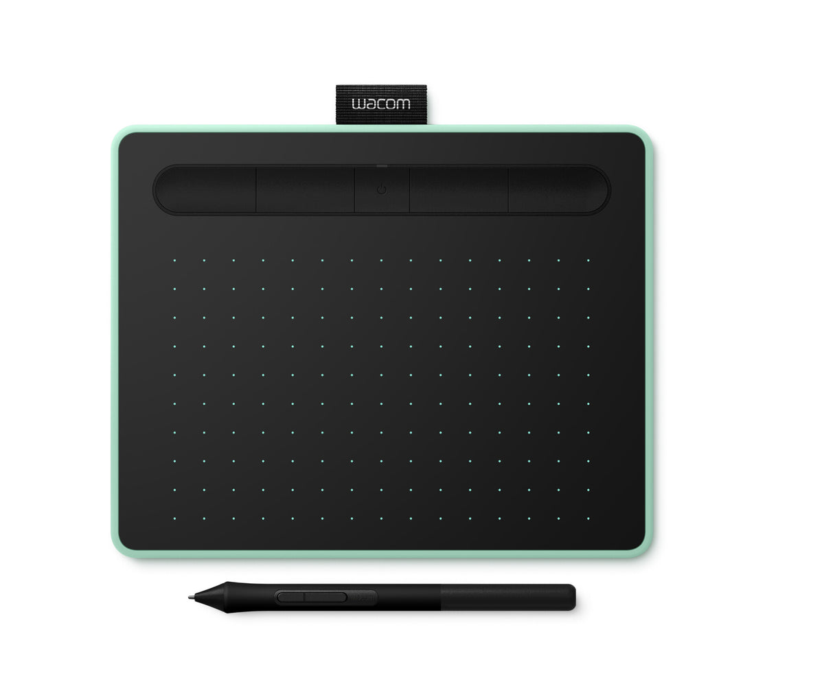 Wacom Intuos S - 2540 lpi 152 x 95 mm Bluetooth Graphic Tablet in Green, Black