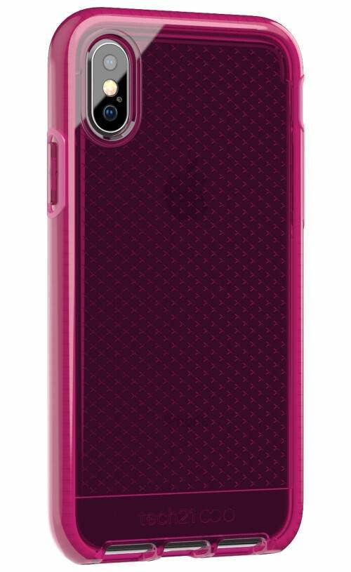 Tech21 Evo Check for iPhone X in Fuchsia