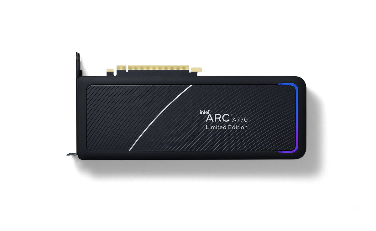 Intel Limited Edition 16 GB GDDR6 Arc A770 graphics card