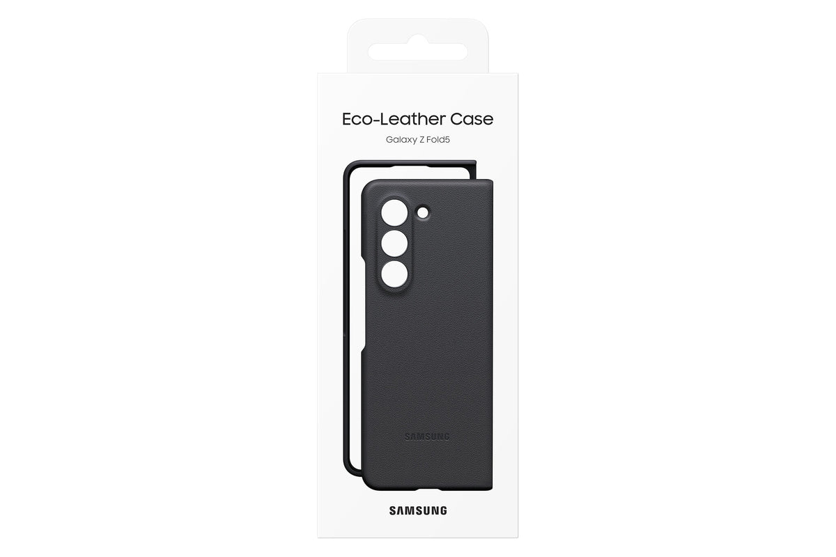 Samsung Eco Leather Case for Galaxy Z Fold5 in Black