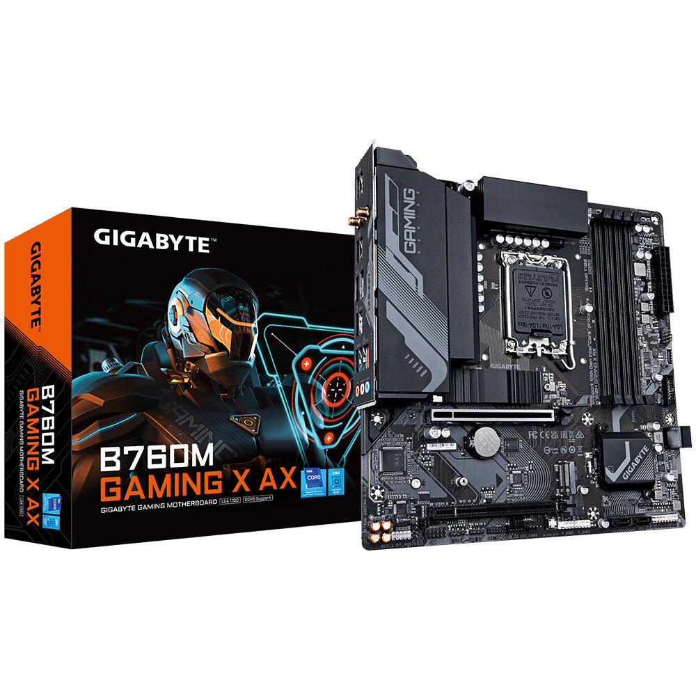 Gigabyte B760M Gaming X AX Micro ATX motherboard - Intel B760 LGA 1700