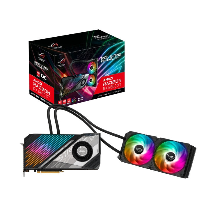 ASUS ROG STRIX LC GAMING - AMD 16 GB GDDR6 Radeon RX 6800 XT graphics card