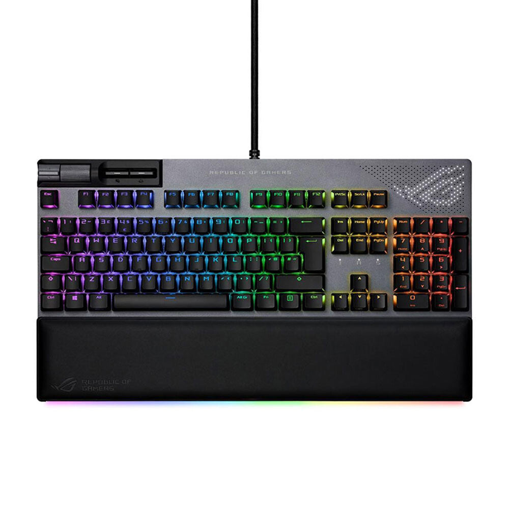 ASUS ROG Flare II Animate - USB Wired RGB Mechanical Keyboard in Black (QWERTY UK)