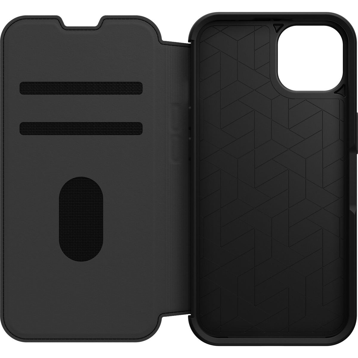 OtterBox Strada Folio Series for iPhone 13 in Black - No Packaging