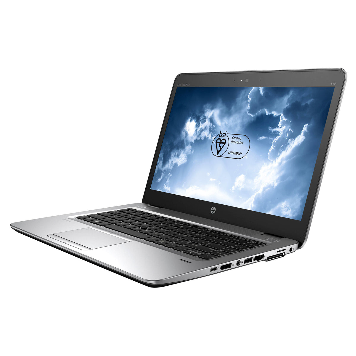 HP EliteBook 840 G4 Laptop - 35.6 cm (14&quot;) - Intel® Core™ i5-7200U - 16 GB DDR4-SDRAM - 256 GB SSD - Wi-Fi 5 - Windows 10 Pro - Black / Silver - Refurbished