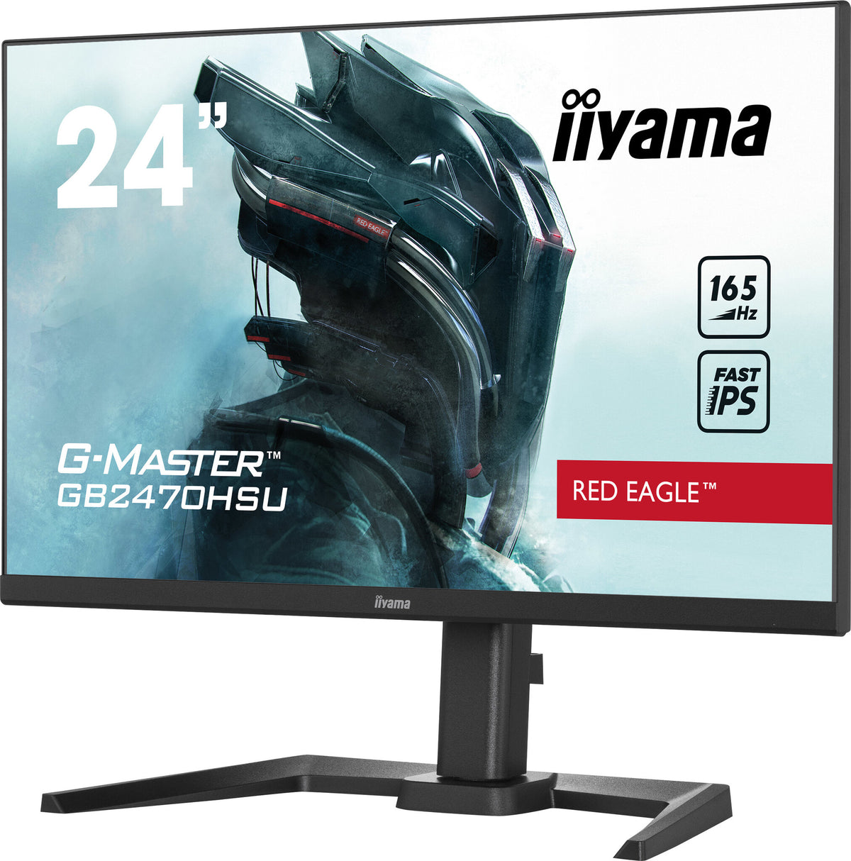 iiyama G-MASTER GB2470HSU-B5 - 61 cm (24&quot;) - 1920 x 1080 pixels FHD Monitor