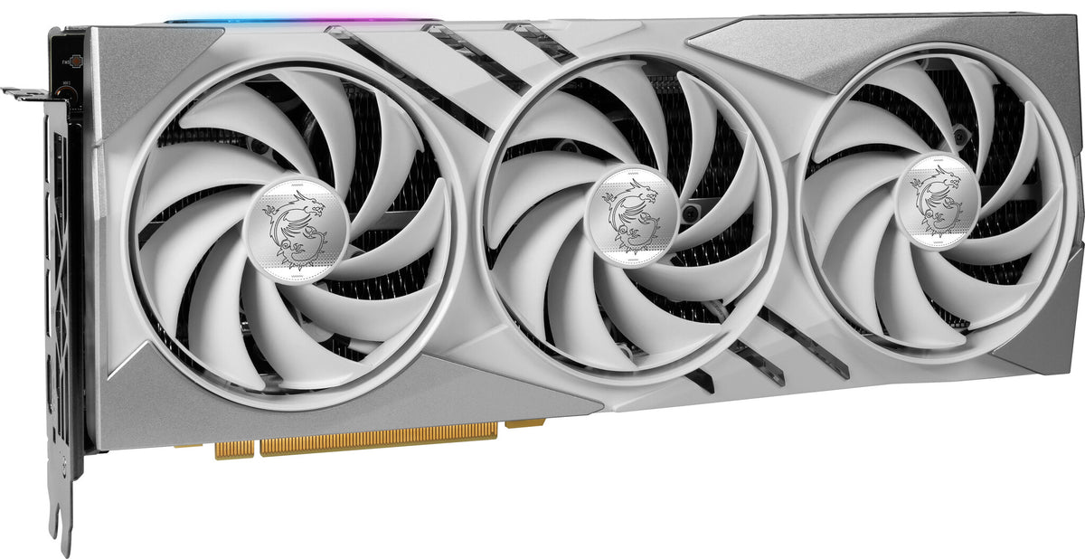 MSI GAMING X SLIM 12G WHITE - NVIDIA 12 GB GDDR6X GeForce RTX 4070 SUPER graphics card