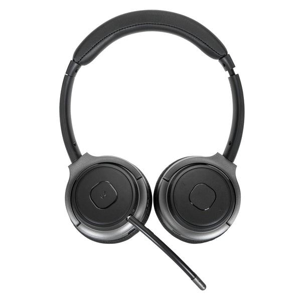 Targus AEH104GL headphones/headset Wired &amp; Wireless Head-band Music USB Type-C Bluetooth Black