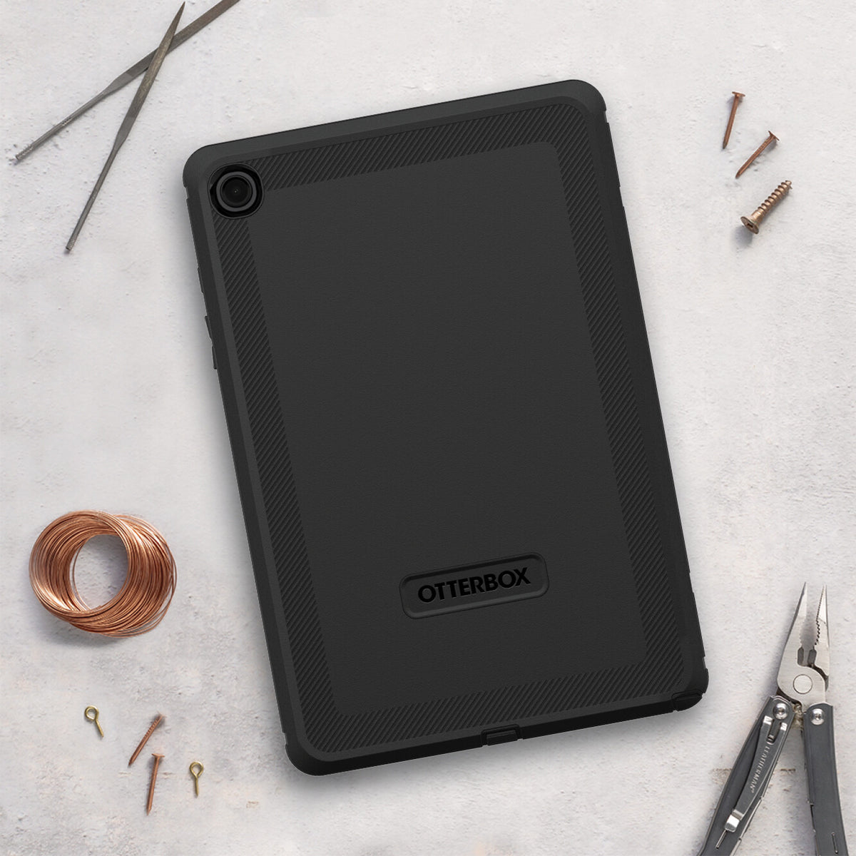 OtterBox Defender Series for Galaxy Tab A9+ in Black