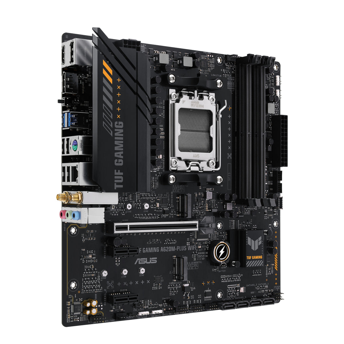 ASUS TUF GAMING A620M-PLUS WIFI micro ATX motherboard - AMD A620 Socket AM5